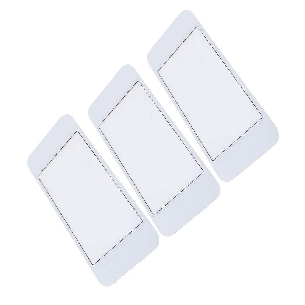 3PCS Top Screen Lens for New 2DS XL Resin Game Console Upper Top Screen Lens Replacement Cover with Adhesive