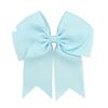6-inch Ribbed Ribbon Fishtail Double-layer Streamer Bow Hairpin Children's Hair Accessories Headdress Hairpin