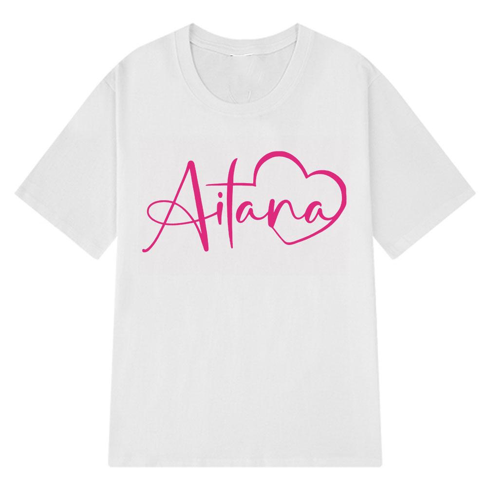 Singer Aitana Ocana Tour 2025 Aesthetics T Shirts Men Women Cotton Casual Short Sleeve Tops Summer Harajuku Casual Tshirt