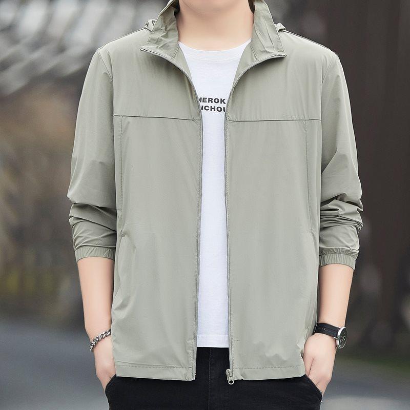 2026 New Men's Ultra-Thin Ice Silk Sun Protection Clothing - Breathable, High-Quality Summer Outdoor Wear
