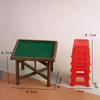 Doll Toy 1Set 1:12 Home Dollhouse Miniature Mahjong Table and Chair Model Furniture Decor Toy Doll House Accessories