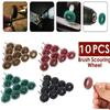 10pcs Buffing Polishing Wheel Rust Remover Fiber Grinding Head  Grinding Machine Accessories
