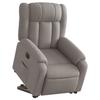 Vidaxl Lift and Tilt Recliner, Electric, Taupe Color, Fabric