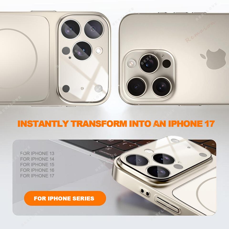 Official Corning Magnetic Phone Case for iPhone 17 11 12 13 14 15 16 Pro Max Air Magsafe Wireless Charge Protector Cover