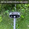 Solar Repellent Ultrasonic Outdoor Pest Bird Squirrel Animal Repeller Waterproof 110 Degree