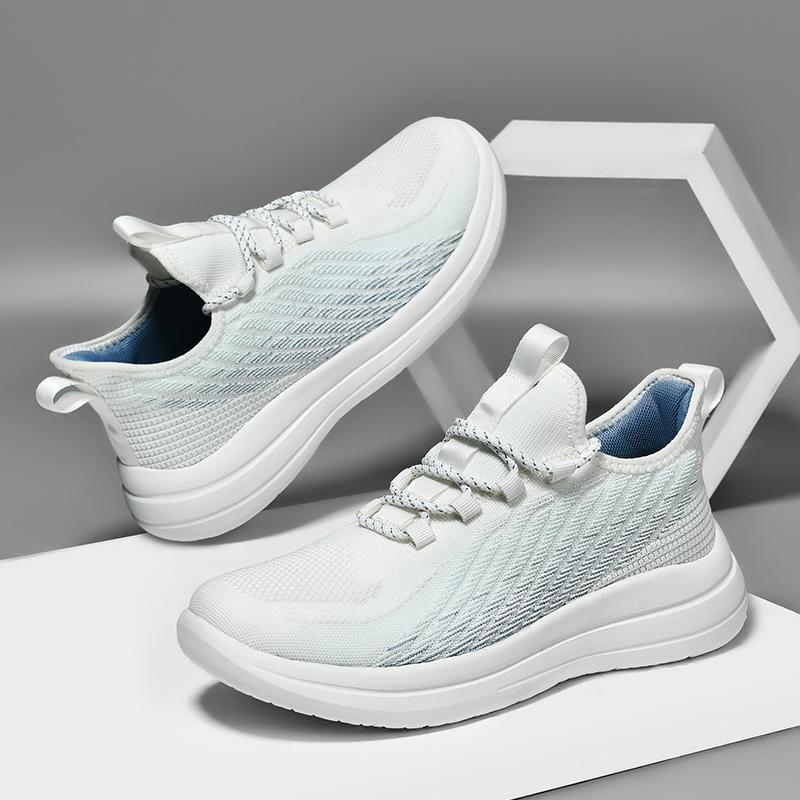 Fashion Jogging Lightweight Men's Fitness Sneakers Mesh Tenis Hombres Platform Luxury Shoes Large Size Summer Breathable Sneaker
