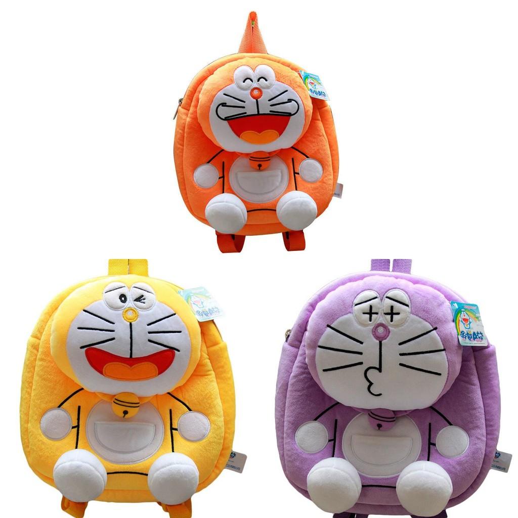 Doraemon Colors Multiple Backpack Plush Toy Shoulder Bag Kids Gift Decoration