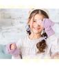 Kids Gloves Mittens for Ribbon Cold Fleece Antique Ages [Arisana] Girls, Children, Gloves, Kids, Protection, Lining, Lavender, 6-12