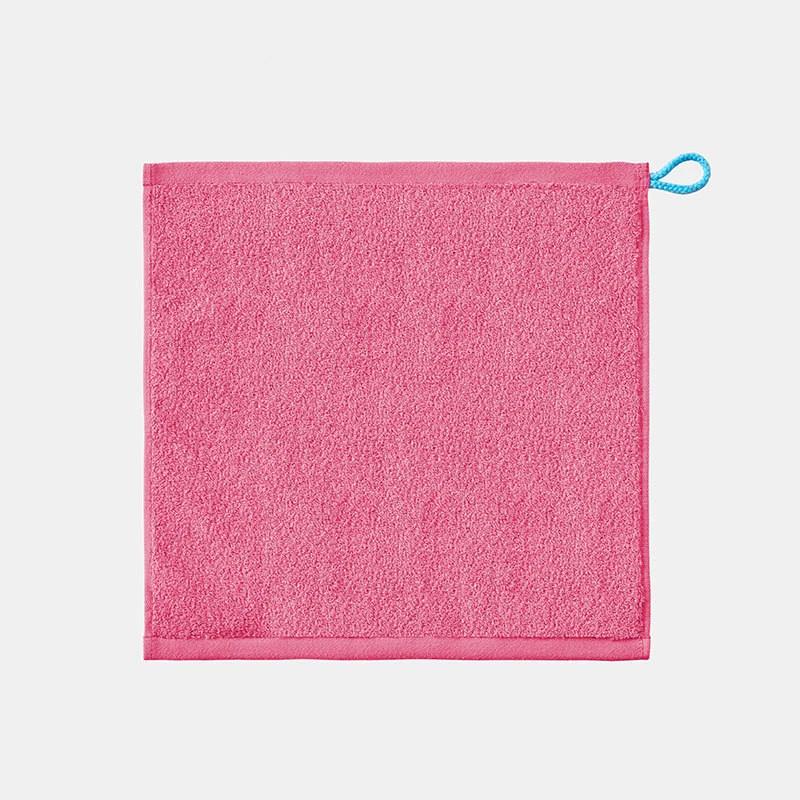 1Pc 34x34cm Square 100% Cotton Solid Color Thicken Hanging Soft Absorbent Bathroom Adult Face Towel