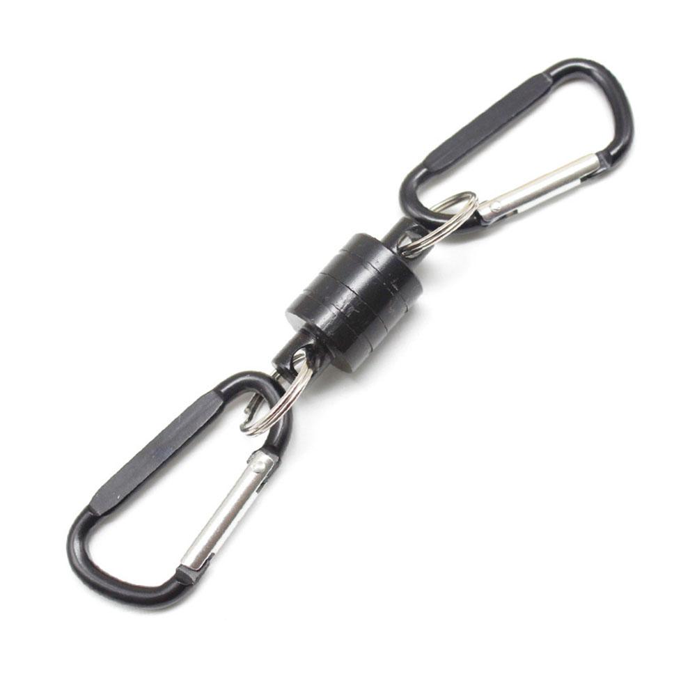 Starker magnetischer Karabiner, tragbar, Outdoor-Angeln, Bergsteigen, Auslöse-Lanyard