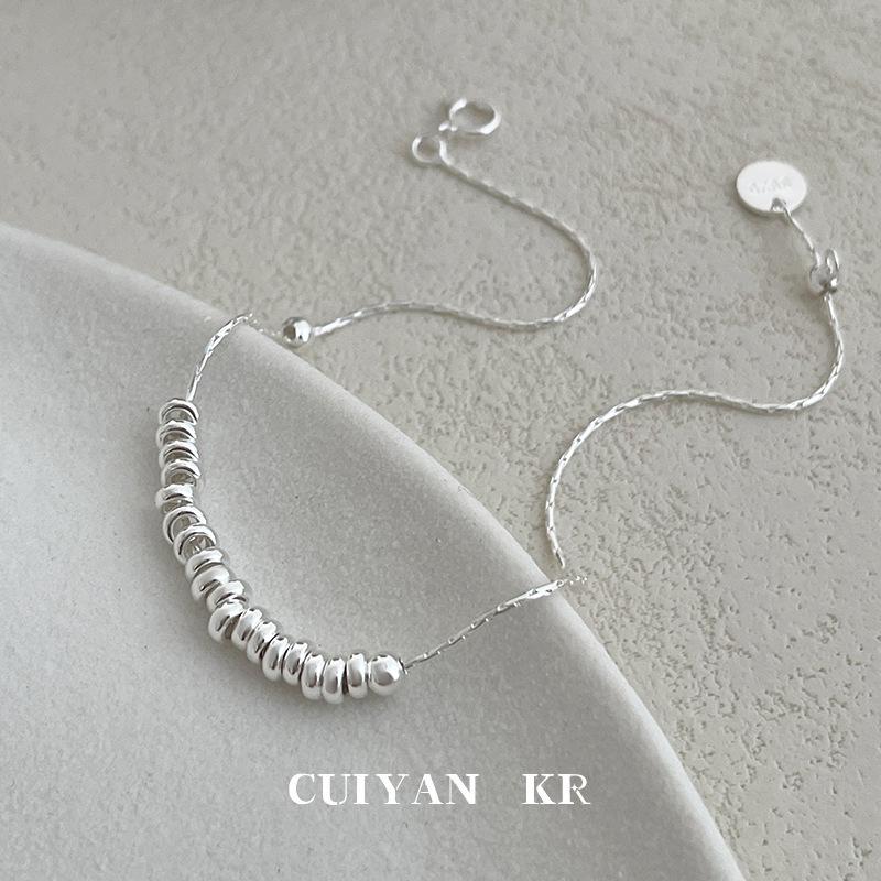 

Cui Yan S925 Серебро Корейский Осенний Обвивающий Браслет - Минималистичные INS Украшения для Лучшей Подруги 925 Silver
