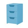 1 Set Desktop Storage Box Modular 3-Drawer Organizer Scratch-Resistant Desk Drawers for Jewelry Stationery Cosmetics Storage And