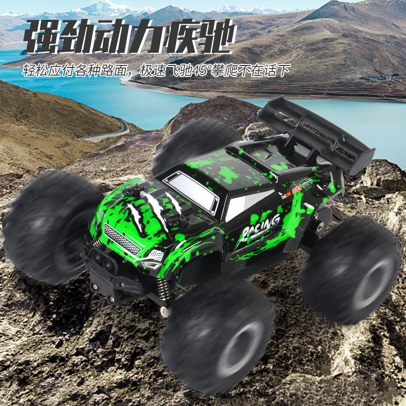 Remote Control Car, All-Terrain Remote Control Car for Boys, Rc Truck with LED, 2.4GHZ, Speed Friendly, Sturdy, Rc Cars for Christmas, Kids, Beginner