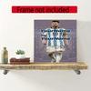 Messi Customize Your Name Diamond Painting Round Diamond Diy Frameless Holiday Artwork Suitable For Home Office Wall Decoration