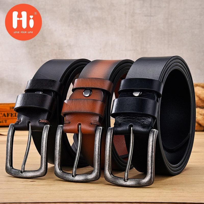 

Привет мужской кожаный ремень Роскошные дизайнерские ремни Мужчины Высокое качество Мужской ремень с металлической пряжкой