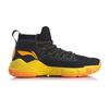 Li Ning Wade Fission 5 Cushioning Slip Resistant Cushioning Slip Resistant Low top Basketball Shoes Men's Black Yellow ABAP027-4