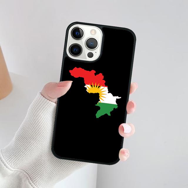 Kurdistan Flag Phone Case Cover For iPhone 17 Air 16 15 14 Plus Apple 16 11 12 13 Pro Max Coque