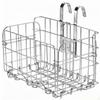 Wire Mesh Cycle Basket FastRelease Foldable Bike SpaceSaving for Commuters, Shopping,
