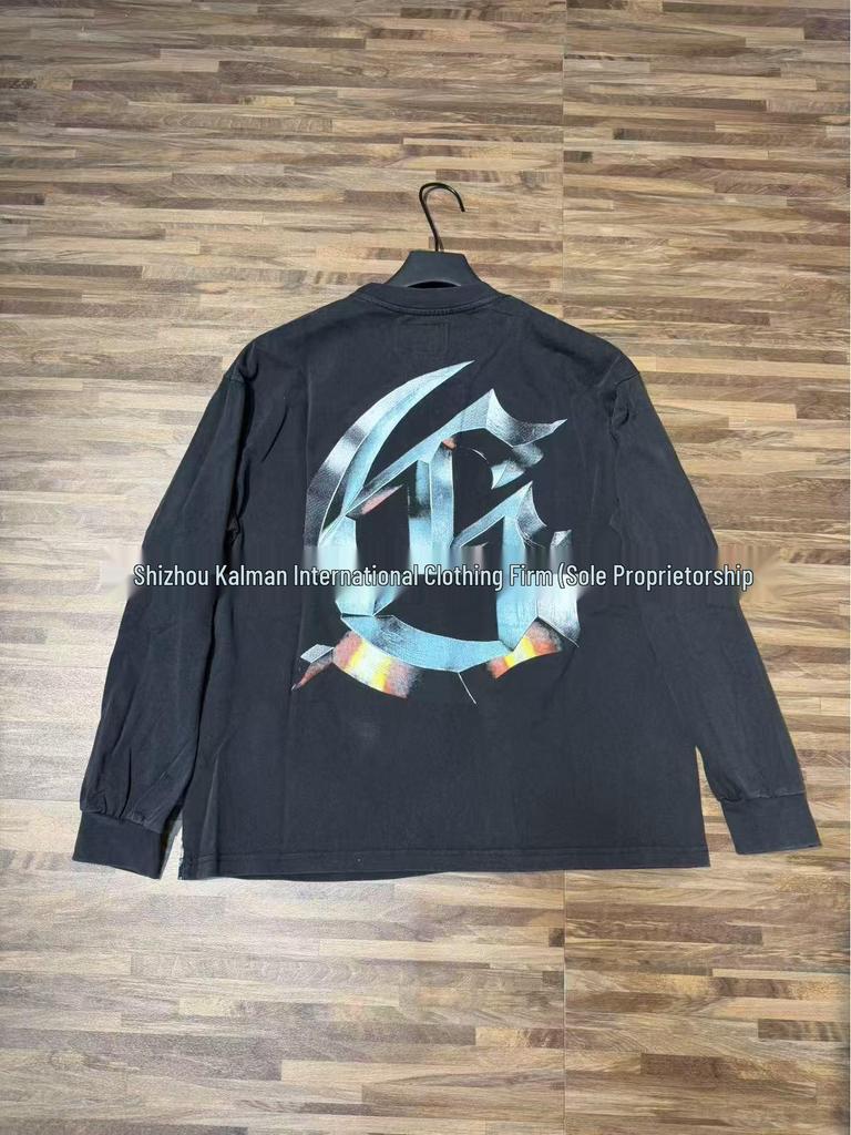 Godspeed Skull Rock Retro Pure Cotton Hoodie - Autumn/Winter American Style Streetwear for Men