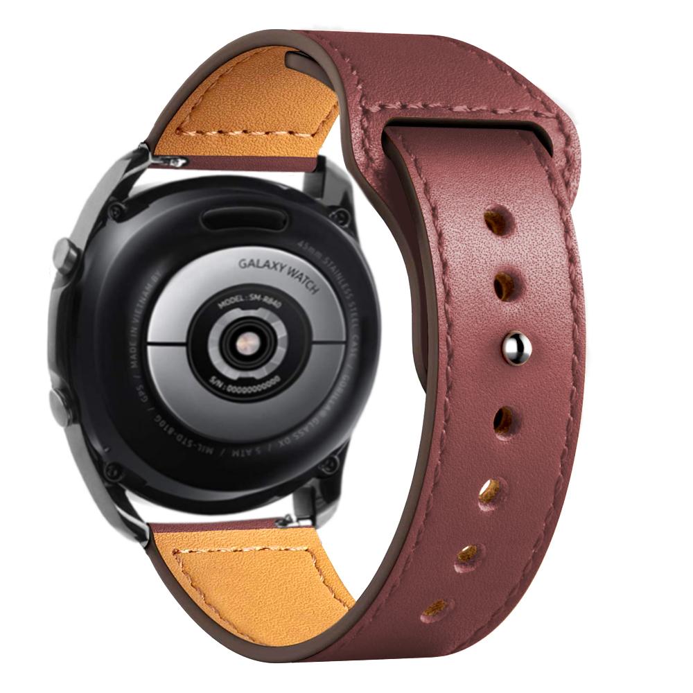 20mm 22mm watch Straps For Samsung Galaxy watch 7 FE 6 5 pro/4 Classic Leather bracelet amazfit bip/Huawei GT/2/3 Pro 4 5 6 band