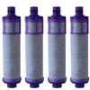 Replacement Water Purification High Chlorine for Faucets Pack of 4 JF-22 Cartridges, 15+2 Substances, Removal, Built-in (jf-22-f),