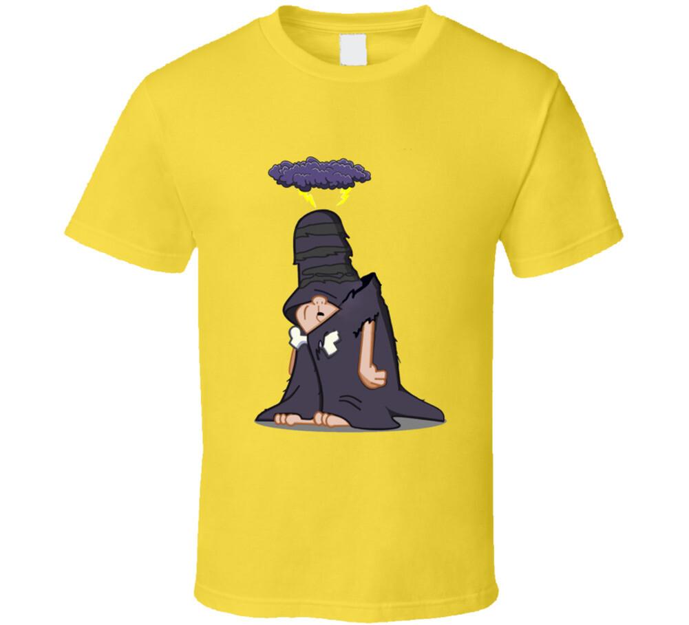 Flintstone Bad Luck Fate Schleprock Funny T Shirt S разноцветный