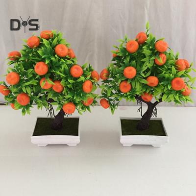 Artificial Orange Tree Bonsai Plant Landscape Party Home Garden Decor