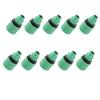 10PCS Plastic Garden Watering Fitting 3/8" Water Hose Tap Connector Quick Connect