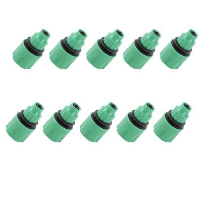 10PCS Plastic Garden Watering Fitting 3/8" Water Hose Tap Connector Quick Connect