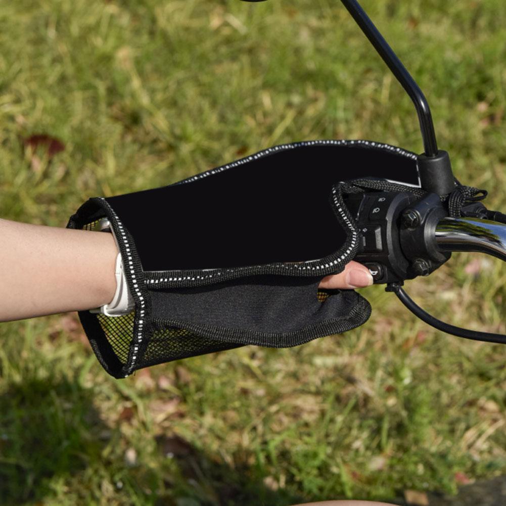 Cartoon Motorcycles Handlebar Gloves Outdoor Sun Protection Windproof Waterproof Handlebar Cover Gloves Accessories