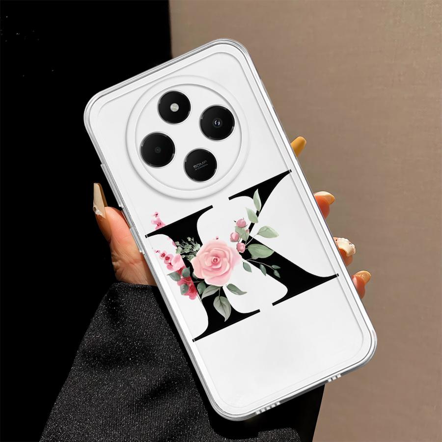 

Мягкий чехол для телефона для Xiaomi Poco X3 Pro X3 NFC Цветочные буквы Poco X3 Pro