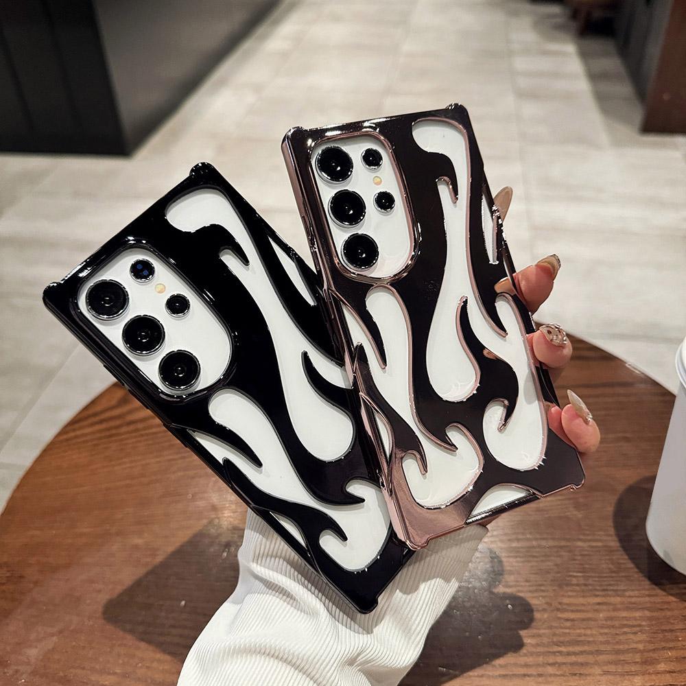 Phone Cases for iPhone 11 13 16 ProMax iPhone 14 15 ProMax 12 13 ProMax 13 Pro 14 Pro Samsung A55 A54 S25 S24 S23 S22 Ultra Flame Shell Cool Advanced