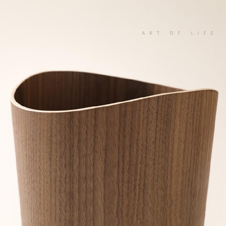 Papelera Cesta de Papel Higiénico para Oficina Baño Dormitorio Suministros Material de Madera