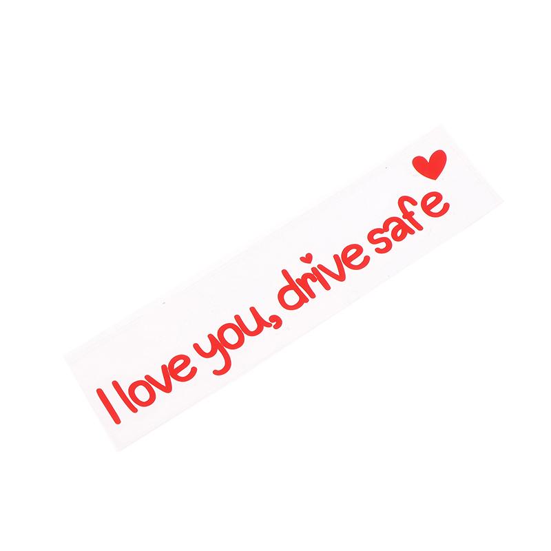 I Love You Drive Safe Car Mirror Stickers Affectionate Reminder Heartfelt Safety Reminder For Women Drivers Car Interior Sticker