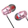 YT1 Wired Earbuds In-ear Heavy Bass Metal Type-C Wire Control Music Earphones for Gaming