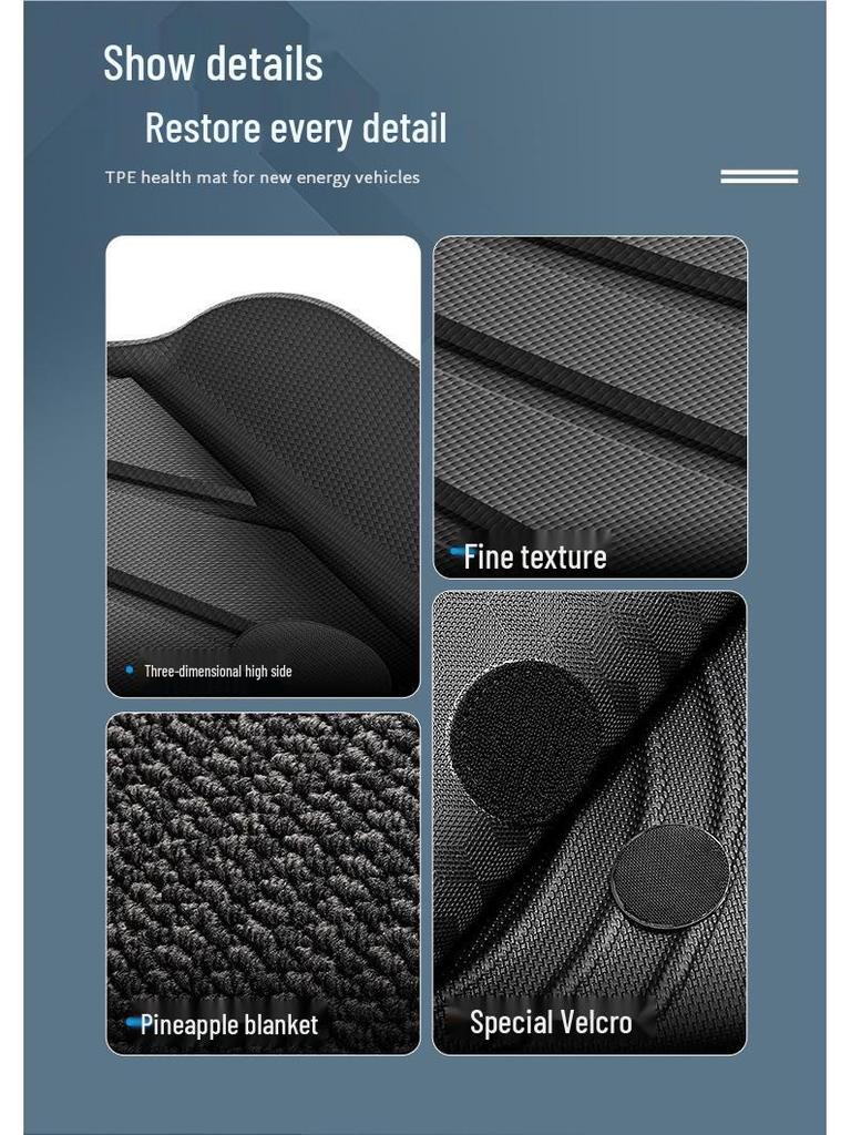 Eco-friendly TPE Floor Mats & Trunk Liner for 2019-2023 Mercedes-Benz G500/G63/G350.