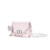 Dior Borsa [Borsa Cosmetica Personalizzata] Farfalla Argentata che Fa Batticuore Decorazione Fiocco d'Argento Jinghe Nuvola Rosa Contenitore Fibra di Poliestere Portatile Dolce Fresco