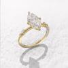 Jewelry, Classic Four-Claw Hand Inlaid Horse Eye Zircon Ring Valentine'S Day Gift For Women'S Qixi Festival