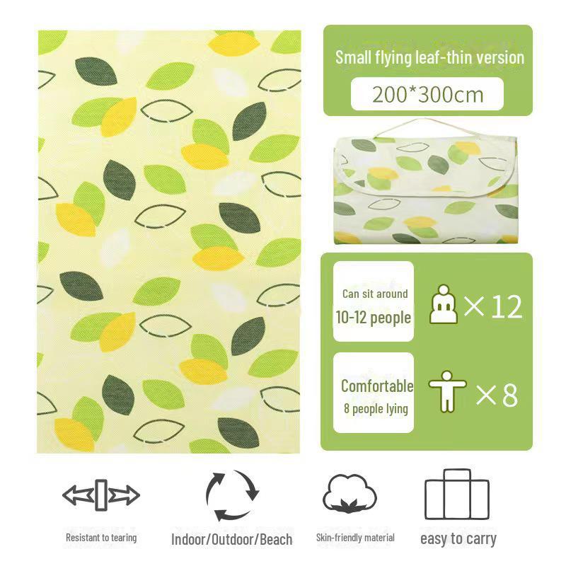 Silná nepromokavá netkaná venkovní pikniková a plážová podložka, odolná proti vlhkosti pro kempování