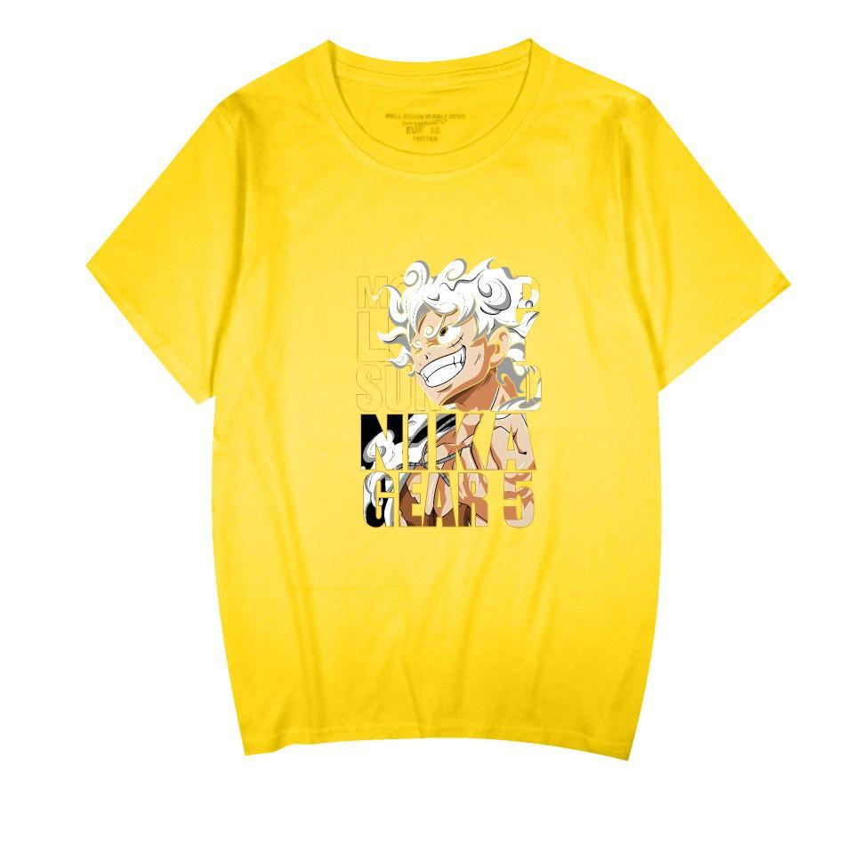 ONE PIECE Anime Clothing Trendy Tees Loose Casual Crewneck Tops for Women Men Short Sleeve T Shirts