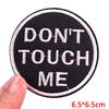Hats Jeans Embridered DIY Letter Slogan Embroidery Sew Patch Iron On Patches For Clothing Thermoadhesive Patches Jackets DIY