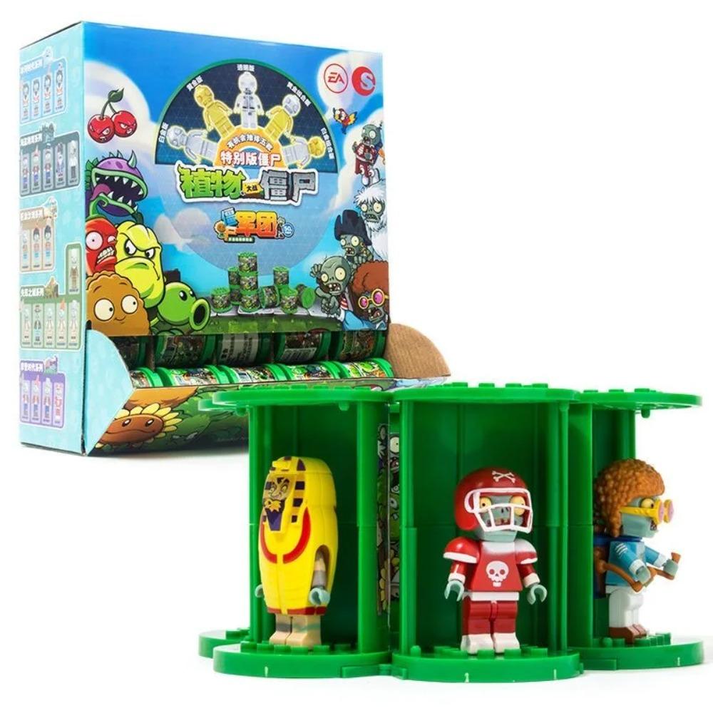 Plants VS Zombies Building Block Toys PVZ Dolls Assembly Figure Model Anime Action Figures Toy Bricks Children's Birthday Gifts