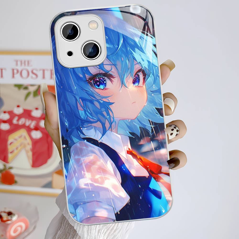 Classic Game Touhou Project Tempered Glass For Iphone 14 13 12 11 Pro Mini XS MAX 14Plus X XS XR Cover