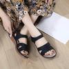 Sandali ortopedici estivi da donna con velcro casual open-toe scarpe morbide e traspiranti sandali barefoot sandali barefoot scintillanti sandali da donna