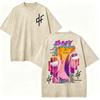 Vintage Washed French Rap Duo Pnl Dans La Legende Tshirts Harajuku Hip Hop Short Sleeve Tshirt Unisex Casual Fashion T Shirt
