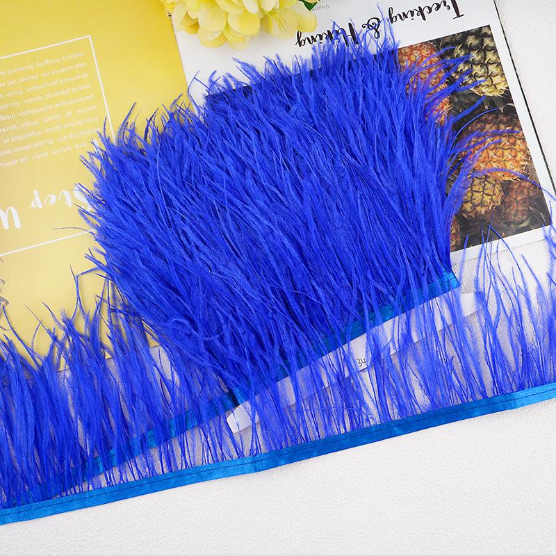 1M 10-13Cm Ostrich Feather Fringed Jewelry Handicrafts Clothing Decorative Accessories