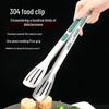 304 Stainless Steel Kitchen Food Tongs