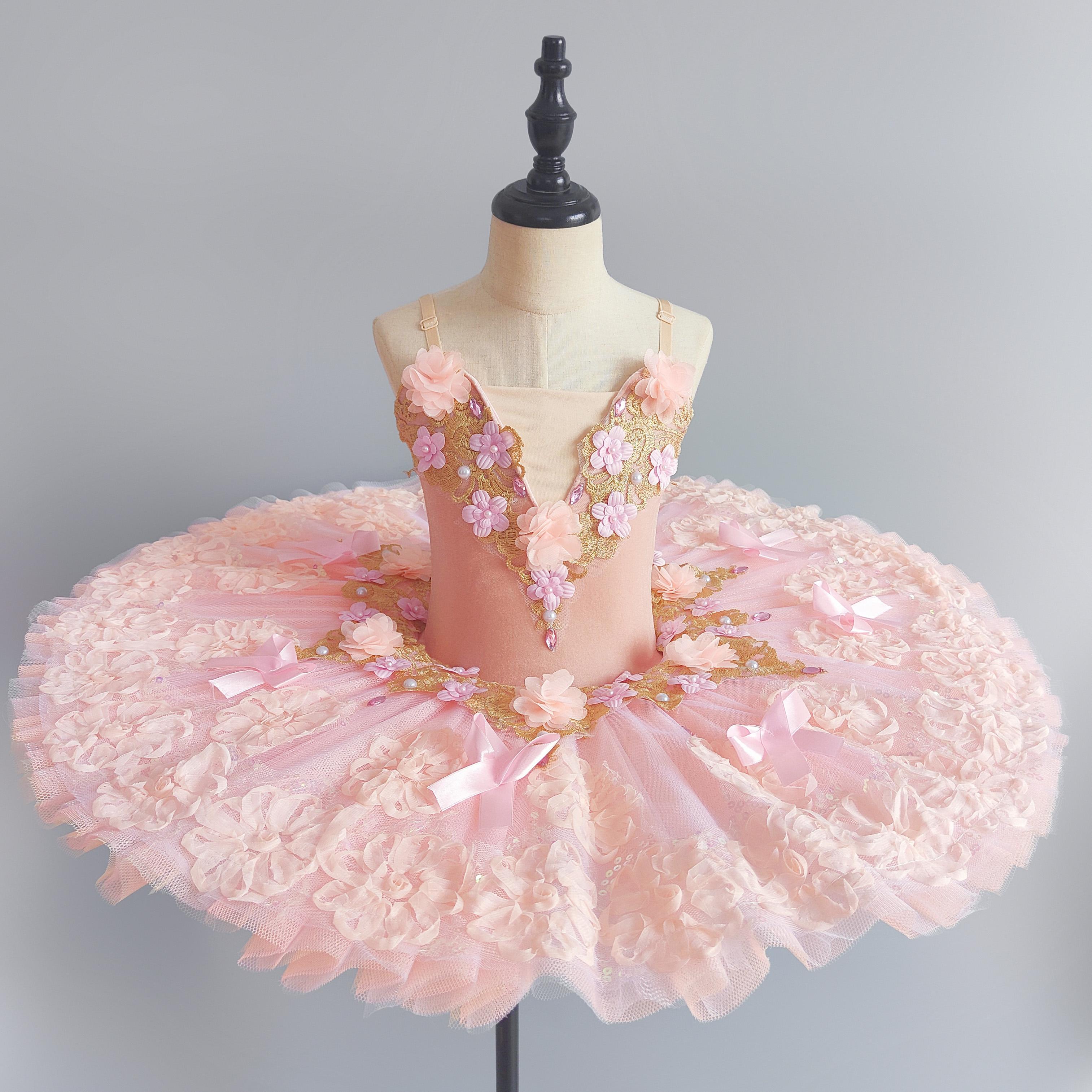 

Классический профессиональный балетный костюм-пачка для танцев для девочек, взрослых и детей, лебединое озеро, балерина, танцевальный костюм, трико, балетное платье 130 CM