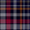 Royal Samt Stoff Polyester Zum Nähen - Motiv Dunkel Kariert