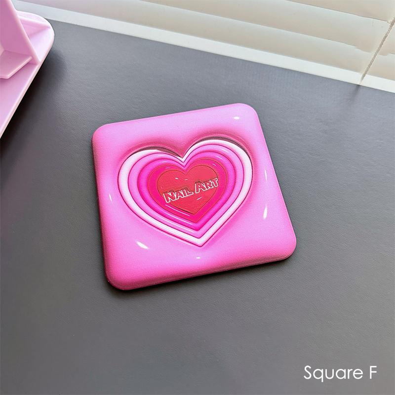 Uchwyt na paznokcie Miłość Metalowy stojak na końcówki paznokci Do paznokci typu press-on Akrylowe półki prysznicowe Wystawa do zdobienia paznokci Narzędzie do manicure